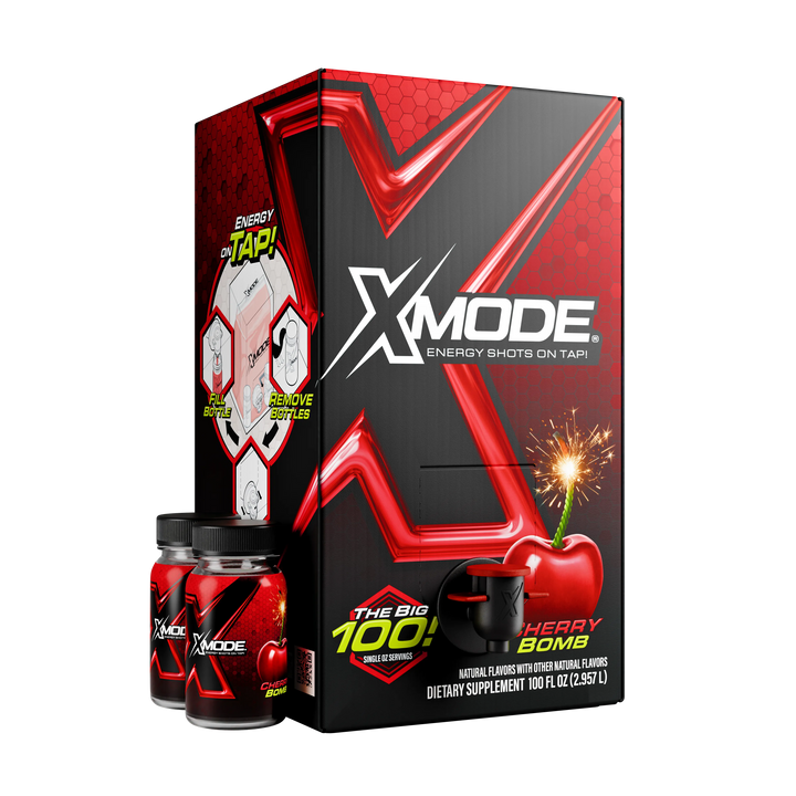 100 ENERGY SHOTS ON TAP – CHERRY BOMB