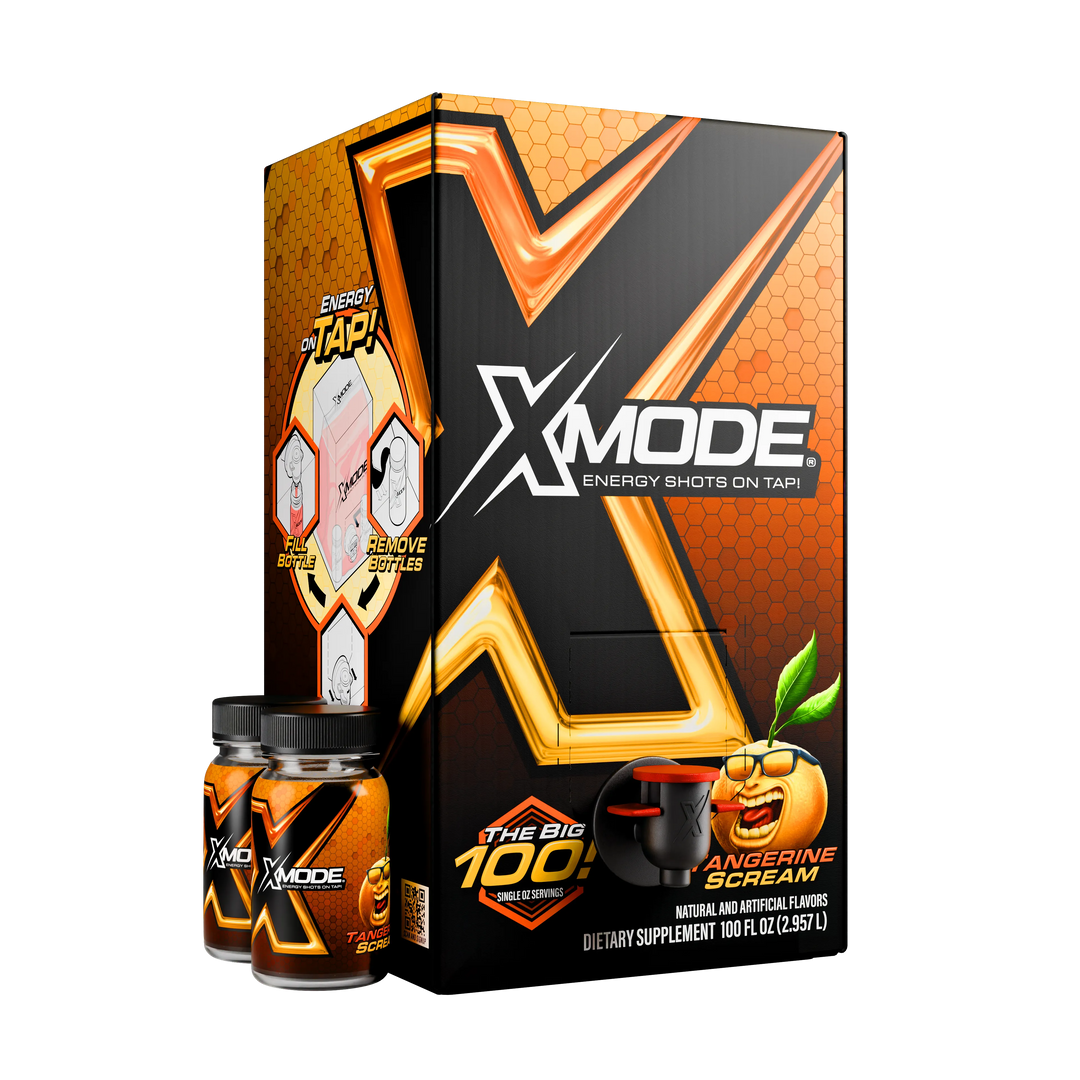 100 ENERGY SHOTS ON TAP – TANGERINE SCREAM
