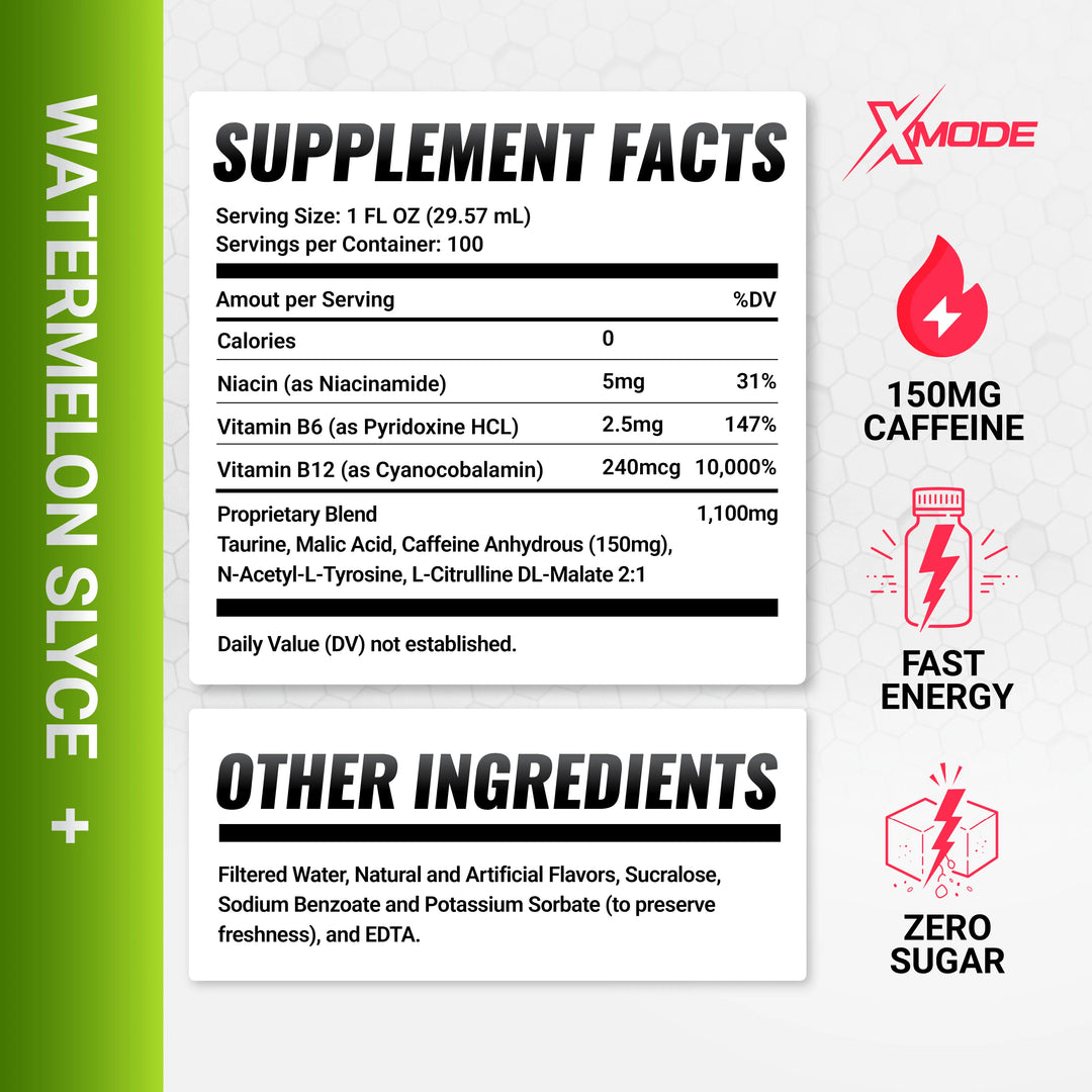 100 ENERGY SHOTS ON TAP – WATERMELON SLYCE