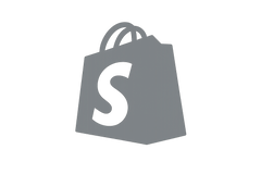 Shopify Icon Gray